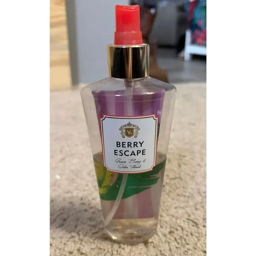 Discontinued Victoria's Secret Body Spray‎ Berry Escape 50% full